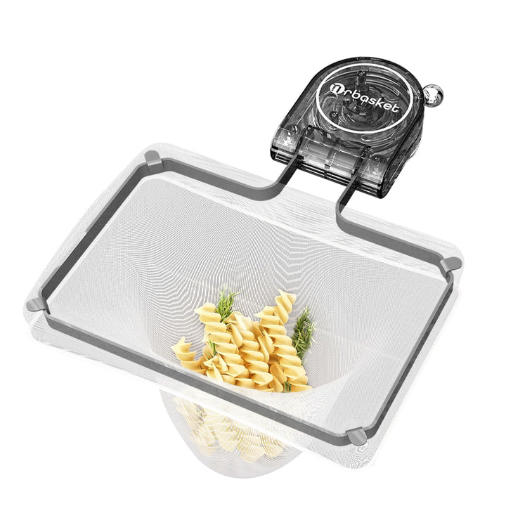 Foldable Sink Strainer Basket – Stainless Steel, Suction Cup Hold