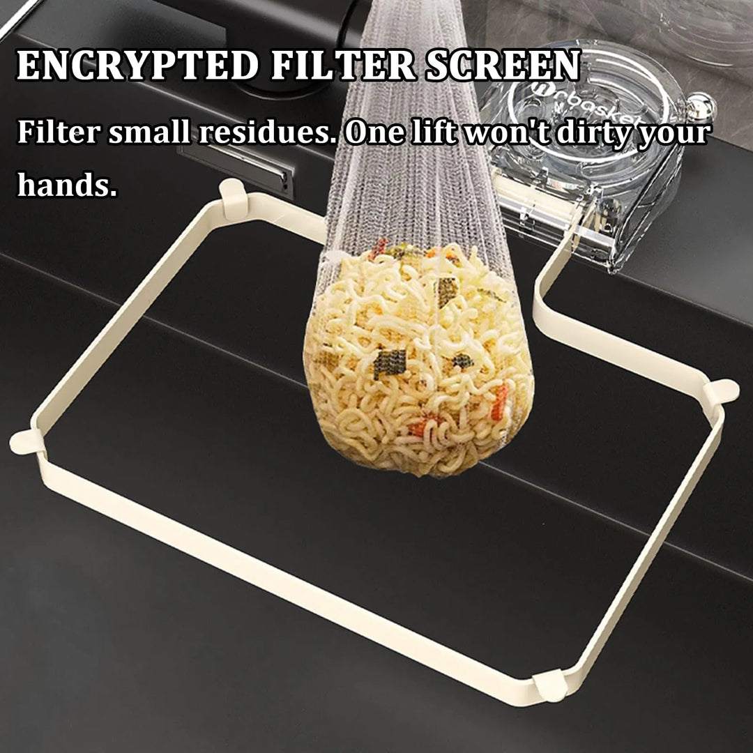 Foldable Sink Strainer Basket – Stainless Steel, Suction Cup Hold