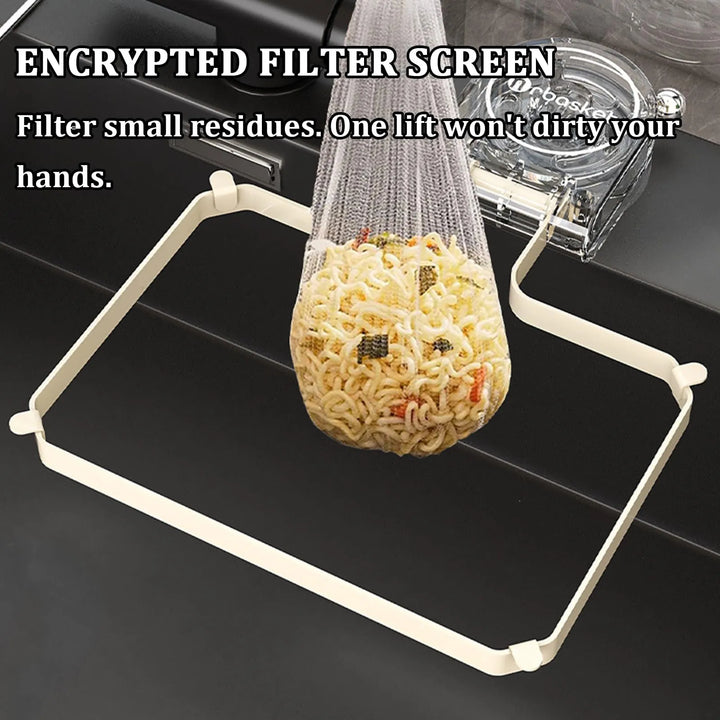Foldable Sink Strainer Basket – Stainless Steel, Suction Cup Hold