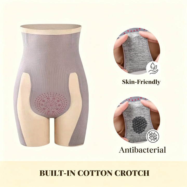 （Buy 1 Get 1 Free）High-Waist Seamless Butt-Lift Shaping Shorts – Tummy Control, No Lines