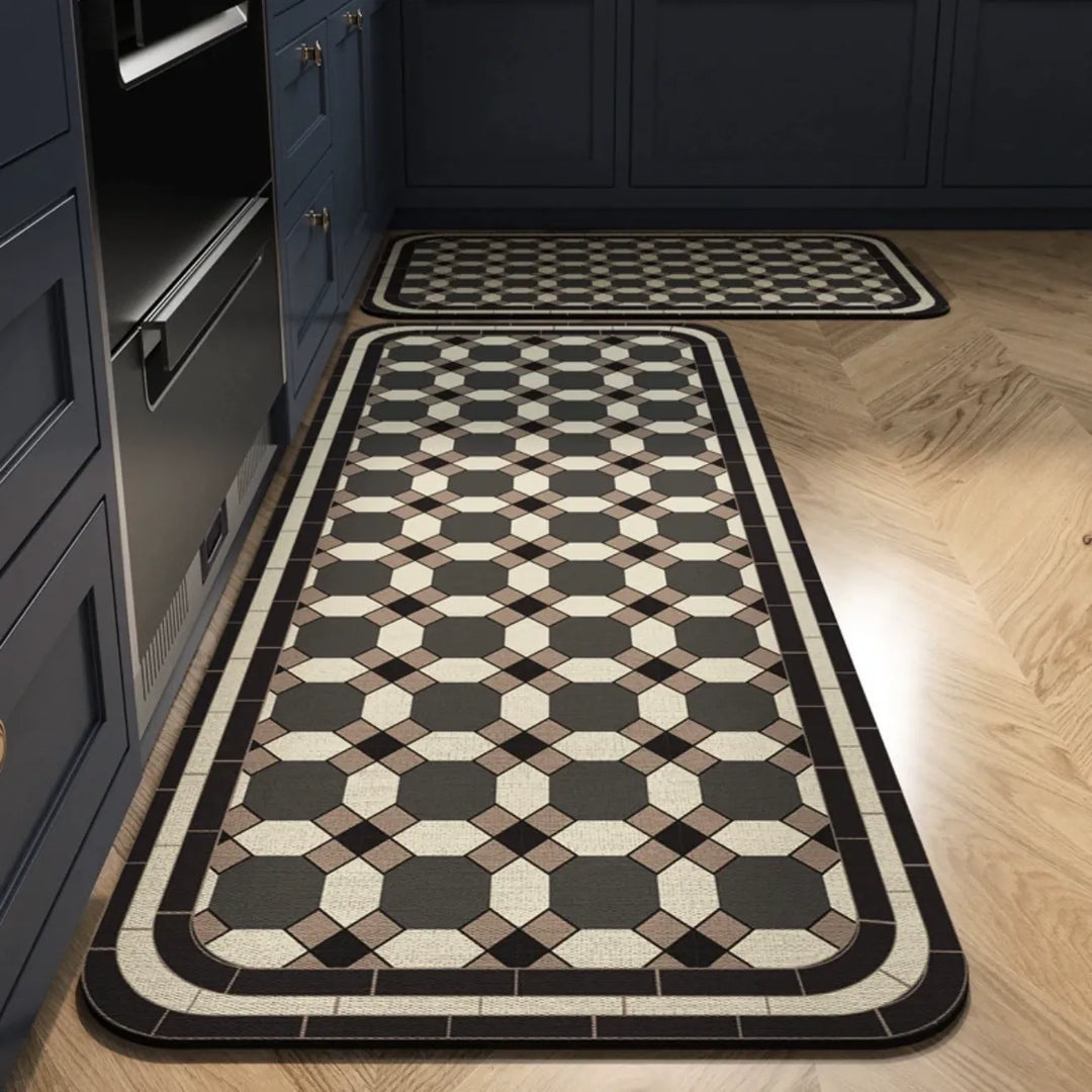 Absorbent Non-Slip Kitchen Mat — Soft Underfoot, Easy to Wash