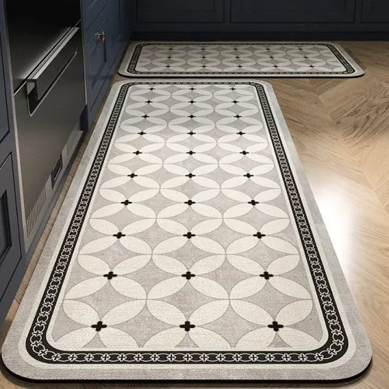 Absorbent Non-Slip Kitchen Mat — Soft Underfoot, Easy to Wash