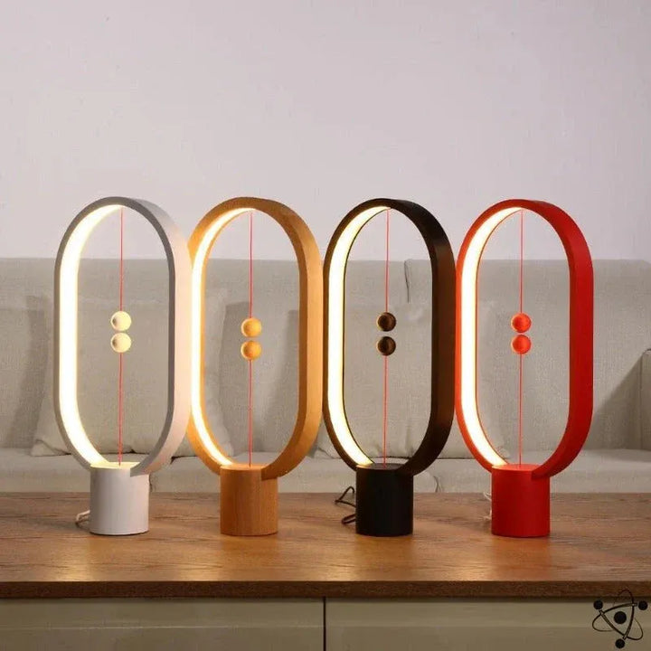 Floating Balance Lamp - Cordless Magnetic Sculpture Table Light
