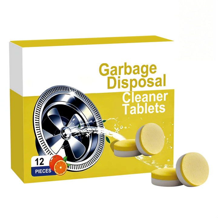 Citrus Disposal Cleaner Tablets for Kitchen Sink Drain Odor Removal