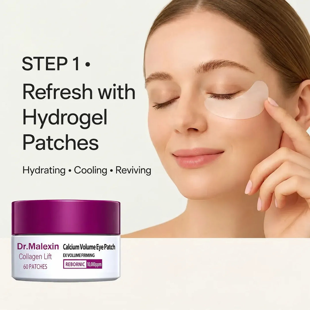 Collagen Eye Balm Stick &amp; Eye Patch Set — 2-Step Care for Tired Eyes