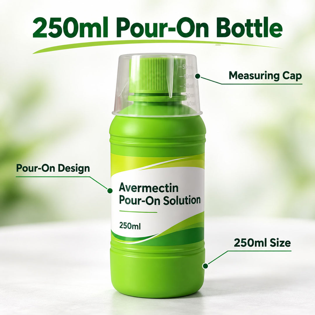 Ivermectin Pour-On Solution 250ml – Livestock Parasite Control