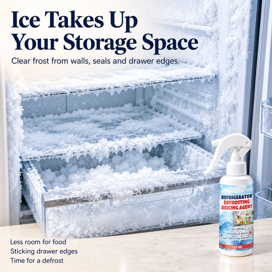 Special Offer🔥Buy 2 Get 1 Free Freezer Defrosting Spray with Scraper Gift