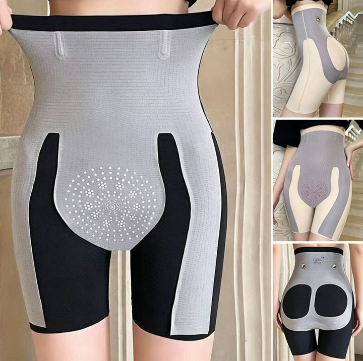 （Buy 1 Get 1 Free）High-Waist Seamless Butt-Lift Shaping Shorts – Tummy Control, No Lines