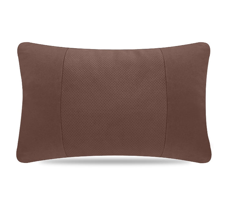 Maybach-Style Alcantara Neck Pillow – Ergonomic Headrest Support Cushion
