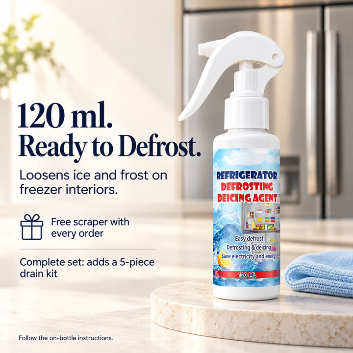 Special Offer🔥Buy 2 Get 1 Free Freezer Defrosting Spray with Scraper Gift