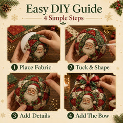 ❤️Beginner-Friendly🎄Christmas Classics Patchwork Ornament DIY Kit
