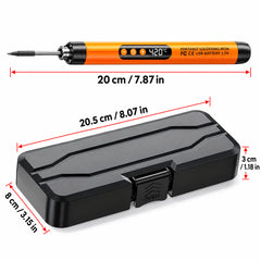 Steps: charge, insert bit, pick direction, go light