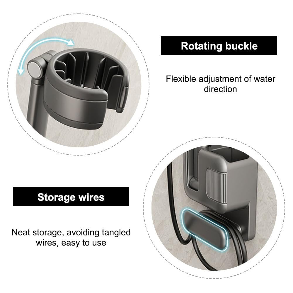 Precision Foldable Hands-Free Dryer Cradle | Relax Your Arms