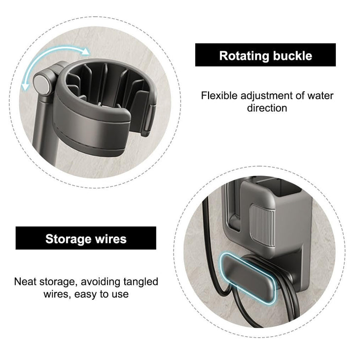 Precision Foldable Hands-Free Dryer Cradle | Relax Your Arms