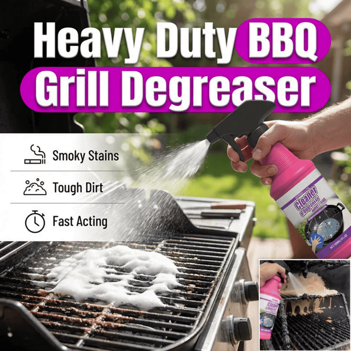 🔥Fast-Acting Heavy-Duty Grill Degreaser Spray