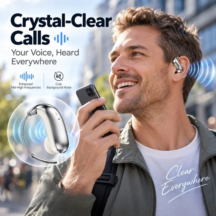 Memory-Steel Wire Sports Earbuds – 4.2g Ultra-Light, IPX5, BT 6.0