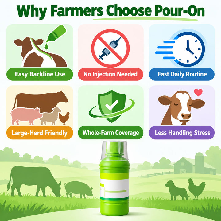 Ivermectin Pour-On Solution 250ml – Livestock Parasite Control