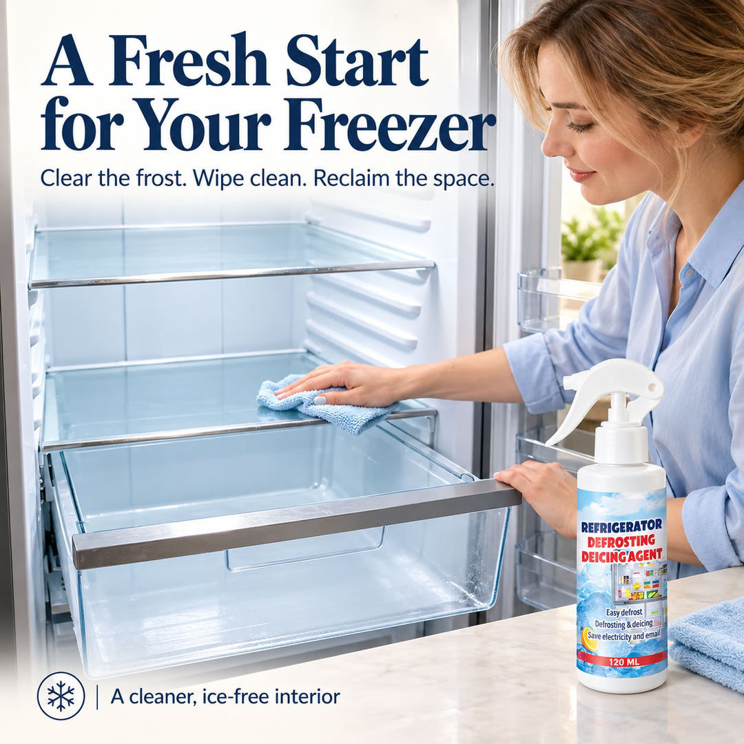 Special Offer🔥Buy 2 Get 1 Free Freezer Defrosting Spray with Scraper Gift