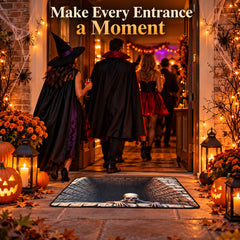 3D Illusion Halloween Doormat, Spooky Optical Entryway Mat