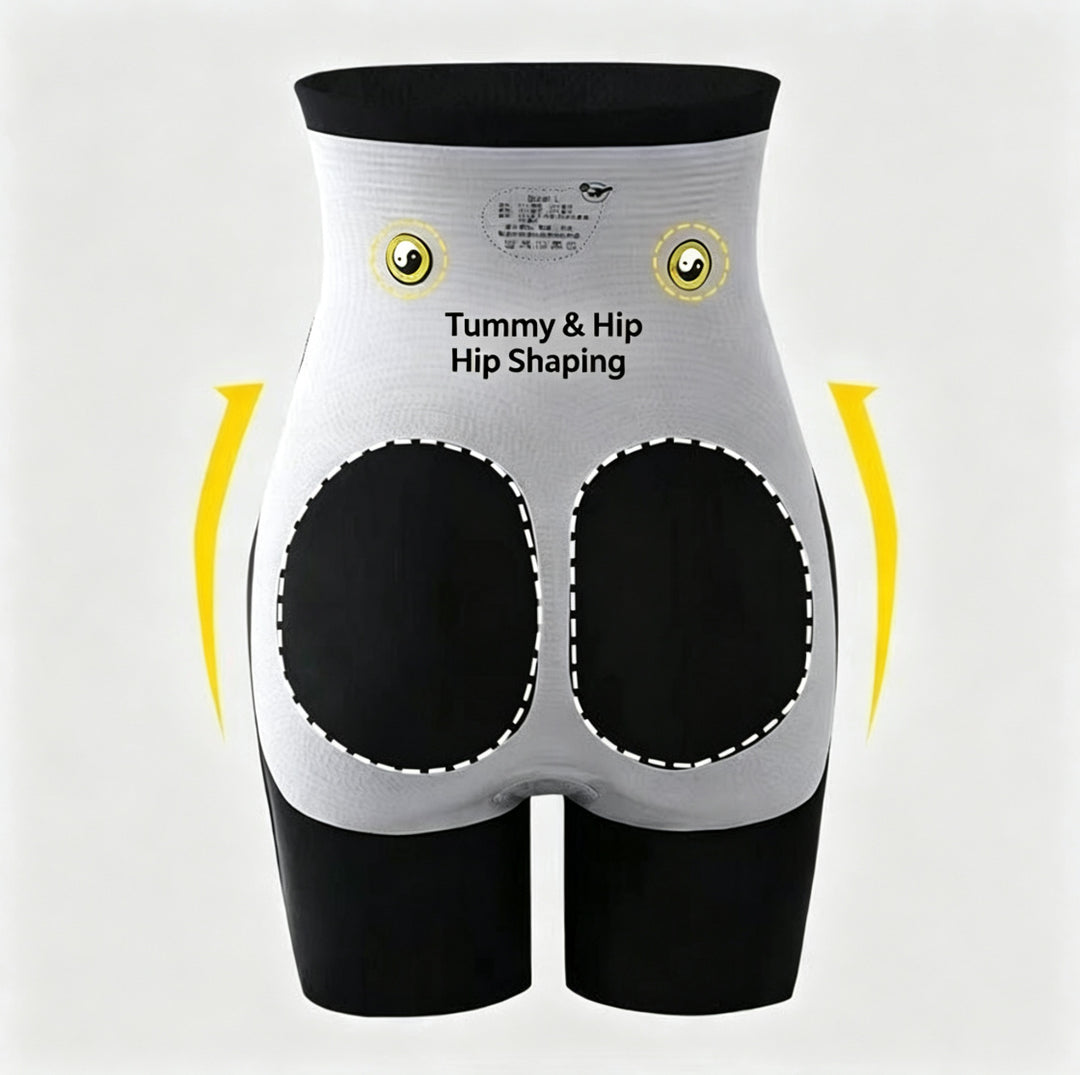 （Buy 1 Get 1 Free）High-Waist Seamless Butt-Lift Shaping Shorts – Tummy Control, No Lines