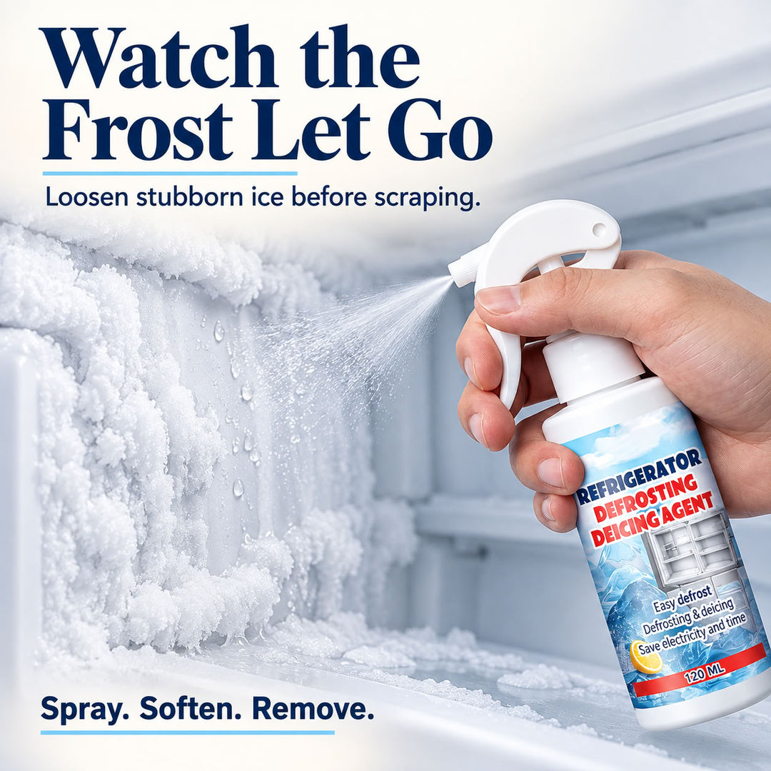 Special Offer🔥Buy 2 Get 1 Free Freezer Defrosting Spray with Scraper Gift