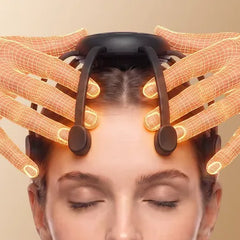 8-Tip Octopus Head Massager – Deep Scalp Relief Anywhere
