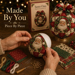 ❤️Beginner-Friendly🎄Christmas Classics Patchwork Ornament DIY Kit