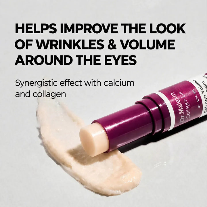Collagen Eye Balm Stick &amp; Eye Patch Set — 2-Step Care for Tired Eyes