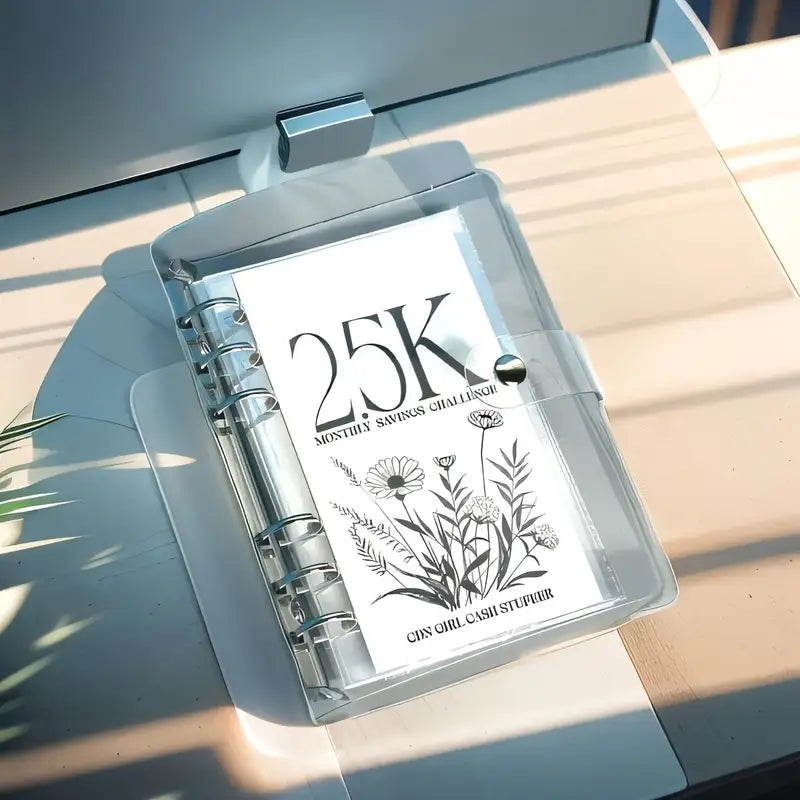 12-Month Envelopes Money-Saving Challenges Binder - 2.5k