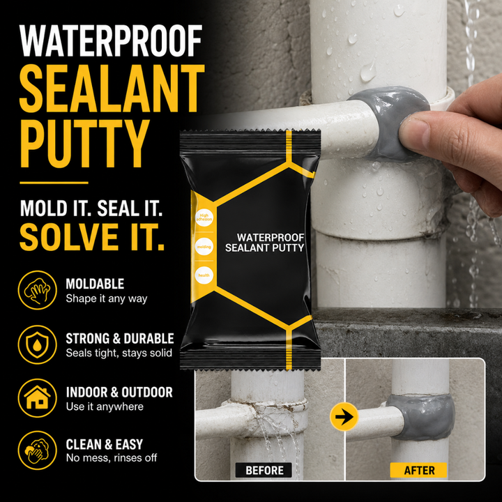 Waterproof Sealant Putty, Moldable Home Gap &amp; Leak Repair Sealing Clay
