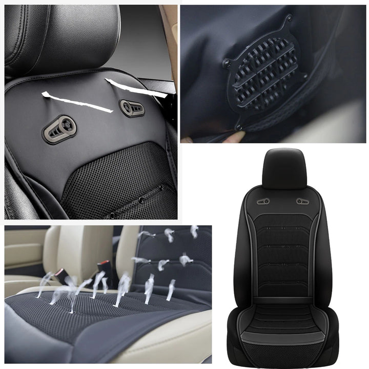 Continuous Airflow Cooling Cushion for Car Leather Seats