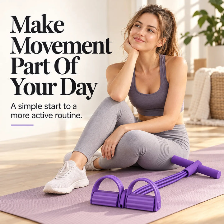 Foot-Anchored Resistance Trainer – Full Body Home Workout (3 Colors)