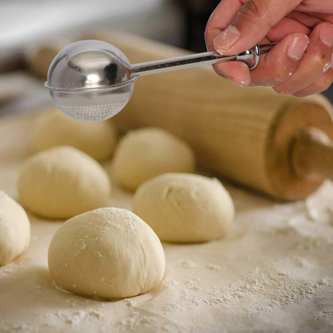2Pcs Powder Duster for Baking | No Mess, No Clog, One-Handed
