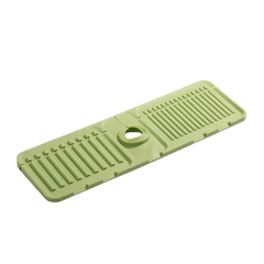 Sloped Sink Splash Guard Mat | Kitchen &amp; Bathroom Faucet Draining Mat