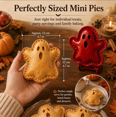 Halloween Apple Pie Molds, 2 Sets of 4 Baking Shapes, DIY Mold