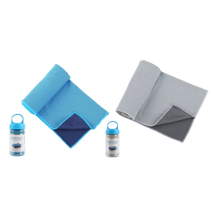 2-Pack Cooling Towels – Hyper-Evaporative Microfiber for Hot Days