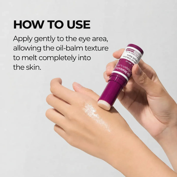 Collagen Eye Balm Stick &amp; Eye Patch Set — 2-Step Care for Tired Eyes