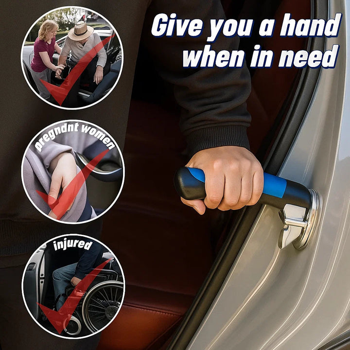 Car Door Assist Handle — Portable Support Aid for Getting In and Out of Vehicles