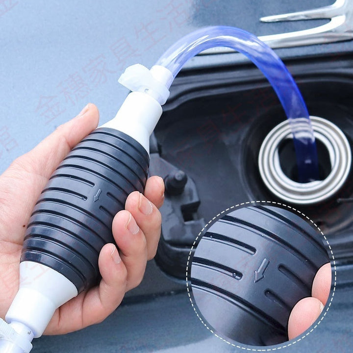 Emergency Gas Siphon Pump | No Mouth Sucking Fluid Transfer Tool