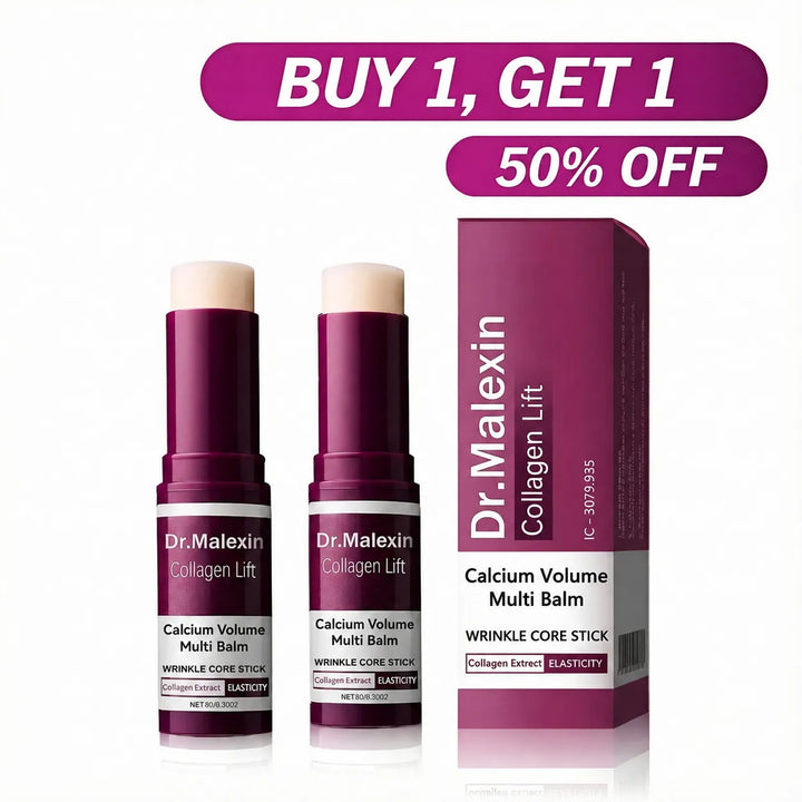 Collagen Eye Balm Stick &amp; Eye Patch Set — 2-Step Care for Tired Eyes