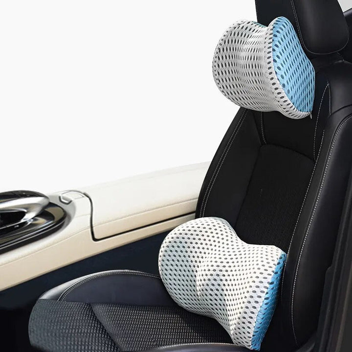 Premium Lumbar Support Cushion – Ergonomic Memory Foam Back Support for Office, Car &amp; Home