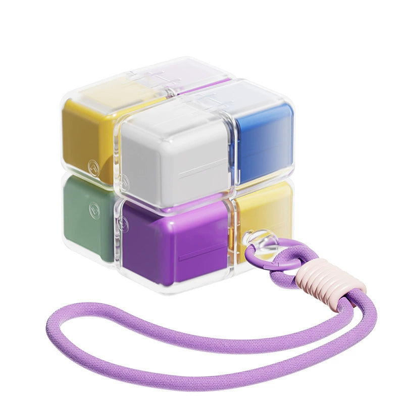 Magnetic Pill Cube Portable | Clever Travel Storage