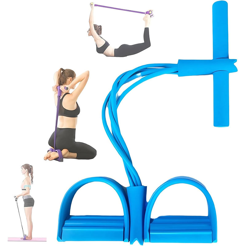Fitness Pedal Ankle Puller - BLUE