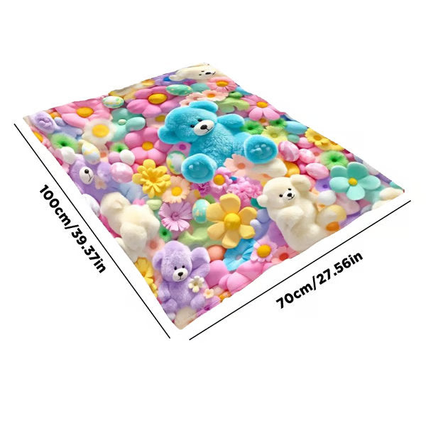 3D Plush Throw Blanket — Fluffy Flannel That Stays Soft After Washing