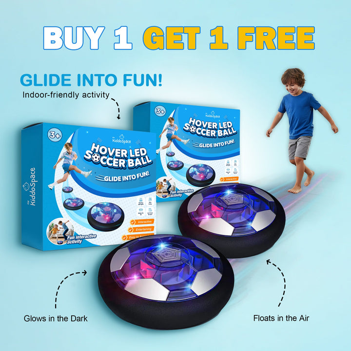 LED Hover Soccer Ball (Buy 1 Get 1 Free) | Safe Indoor Fun for Kids