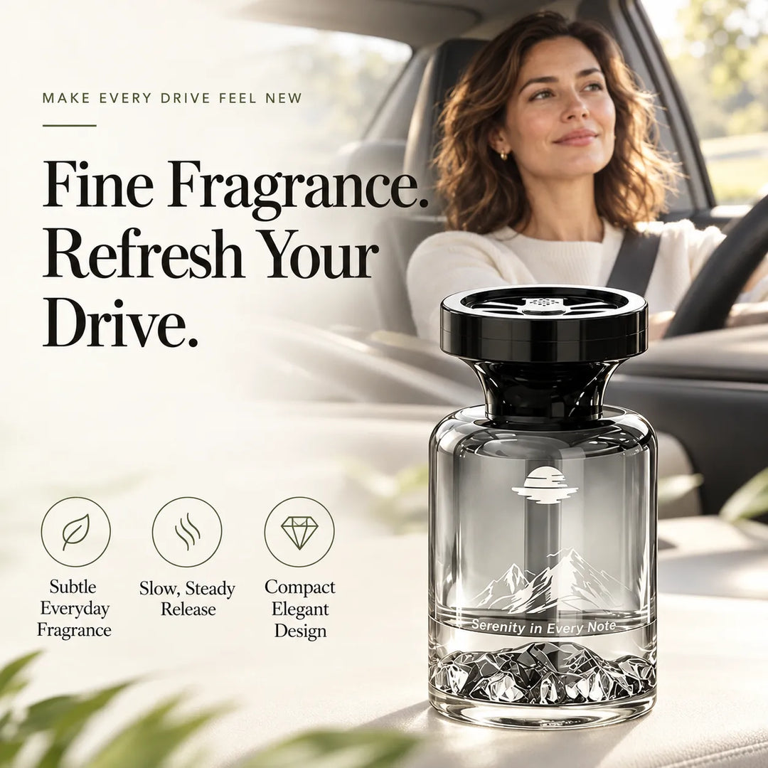 Long-Lasting Car Air Freshener — Fine Fragrance, Fresh Drive