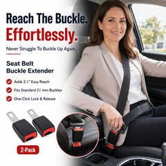Velloraco Easy-Click Car Seat Belt Extender (2-Pack)