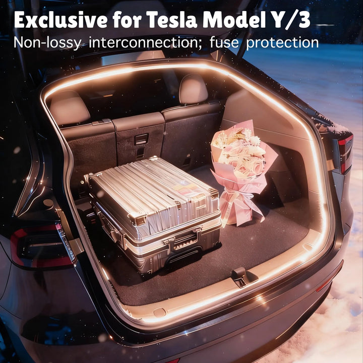 Tesla Model 3/Y Sequential LED Trunk Light | Ambient Upgrade