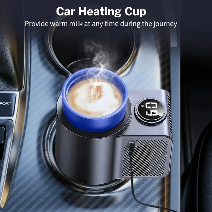 2-in-1 Smart Car Cup Holder — Keeps Drinks Hot or Cold While You Drive