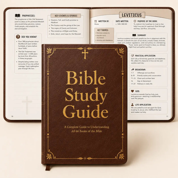Bible Study Guide &amp; Reflection Journal - All 66 Books, Large Print